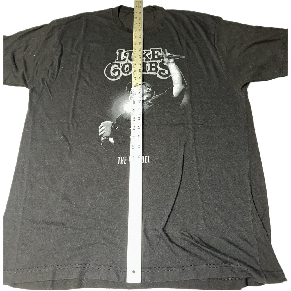 Luke Combs The Prequel Album Black T-Shirt Men's Size 2XL Country Music Concert - Picture 6 of 7